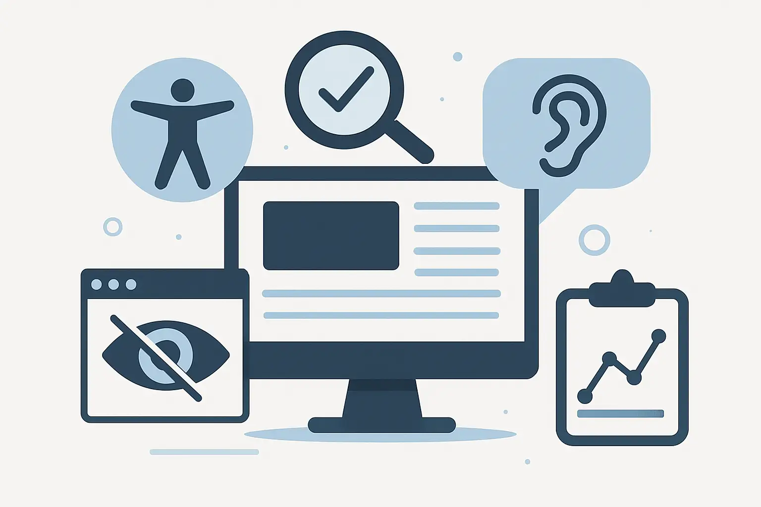 Monitoring-Dashboard für Barrierefreiheit einer Website