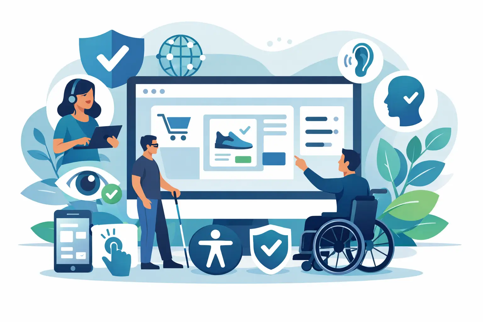 WCAG 2.1 AA im E-Commerce richtig umsetzen - Barrierefreiheit für Online-Shops