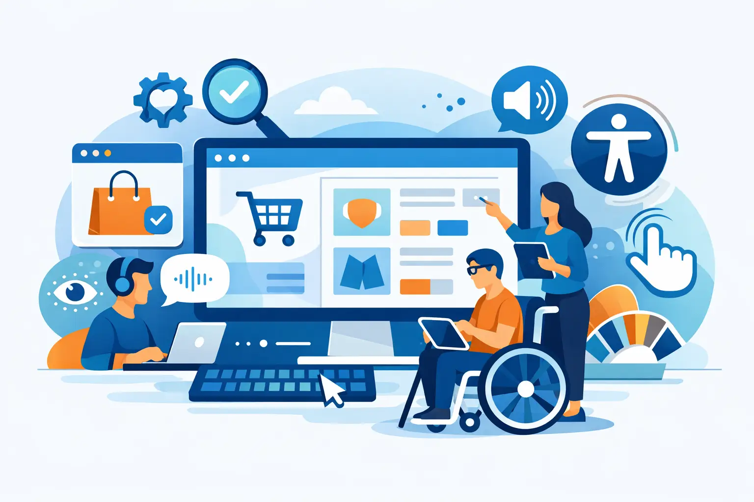 WordPress-Plugin für BFSG-Barrierefreiheit: CheckBarriere Dashboard mit Score-Anzeige und Ampel-Status im WordPress-Admin